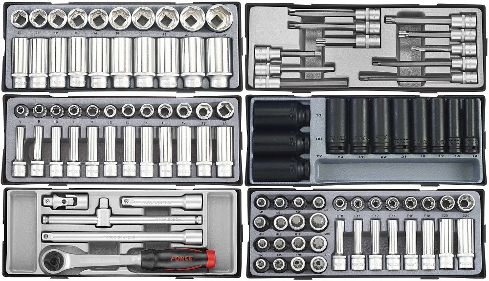 Force 10318-365 Tool trolley Jumbo 365pc