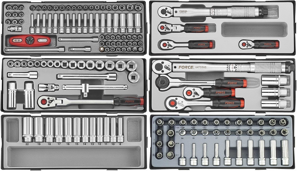 Force 10318-365 Tool trolley Jumbo 365pc
