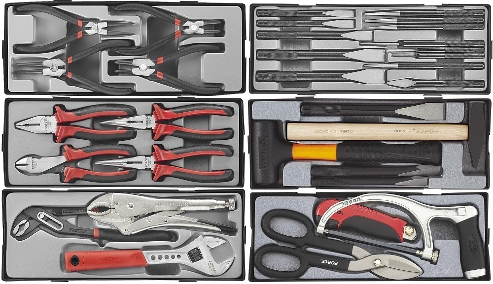 Force 10318-437 Tool trolley Jumbo 437pc