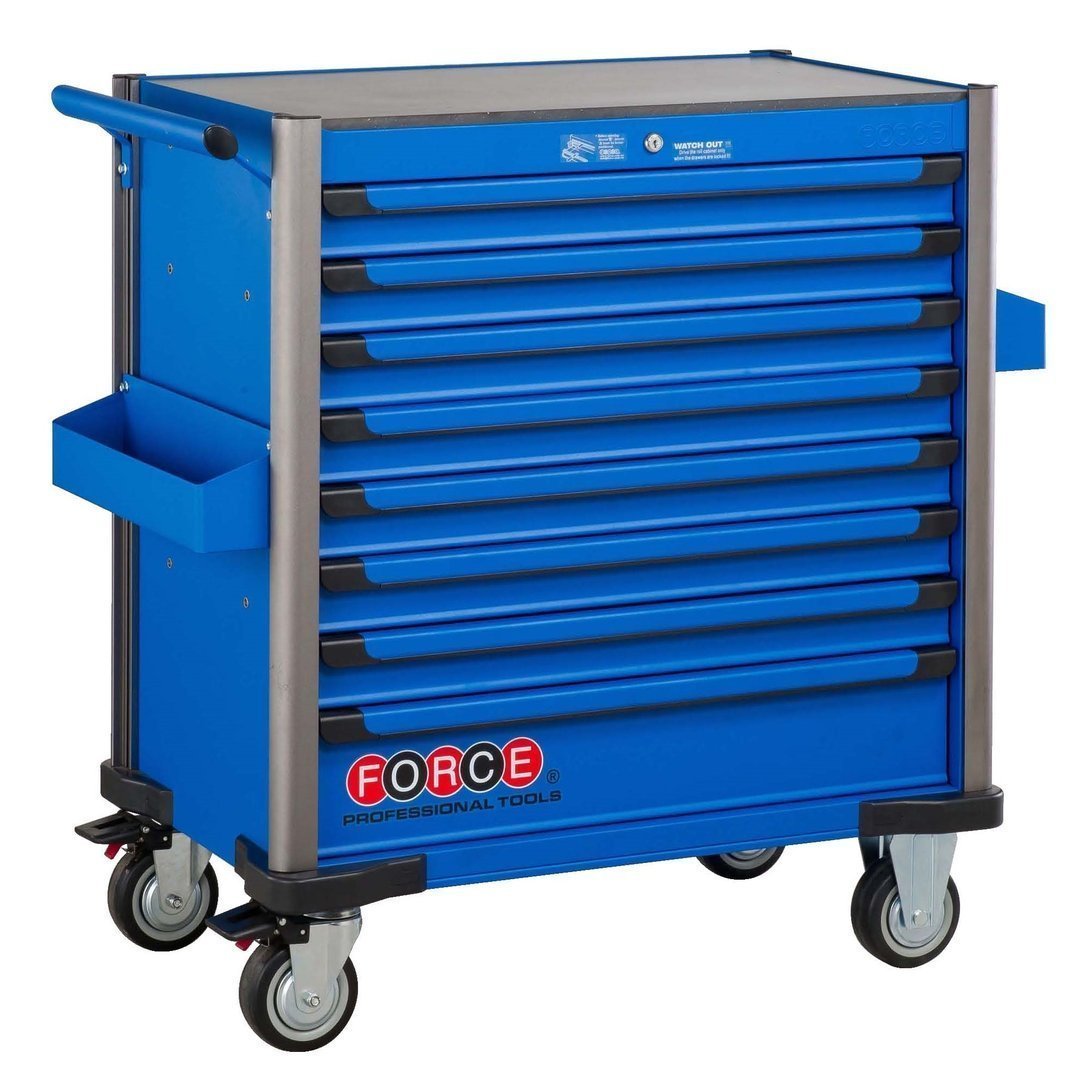 Force 10318-607 Tool trolley Jumbo (Foam) 607pc