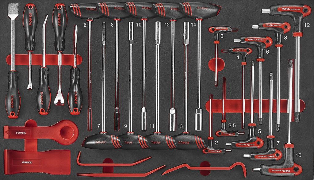 Force Tool trolley Black Edition 610pc
