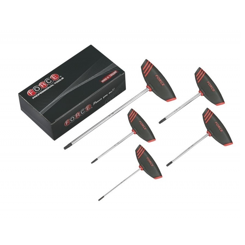 Force 5pc T-handle star key set