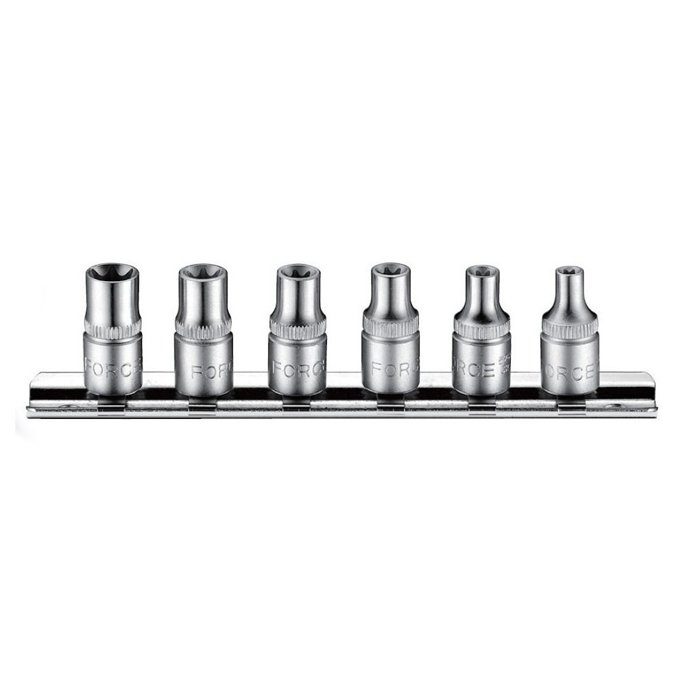 Force 6pc 1/4"DR. Star socket set