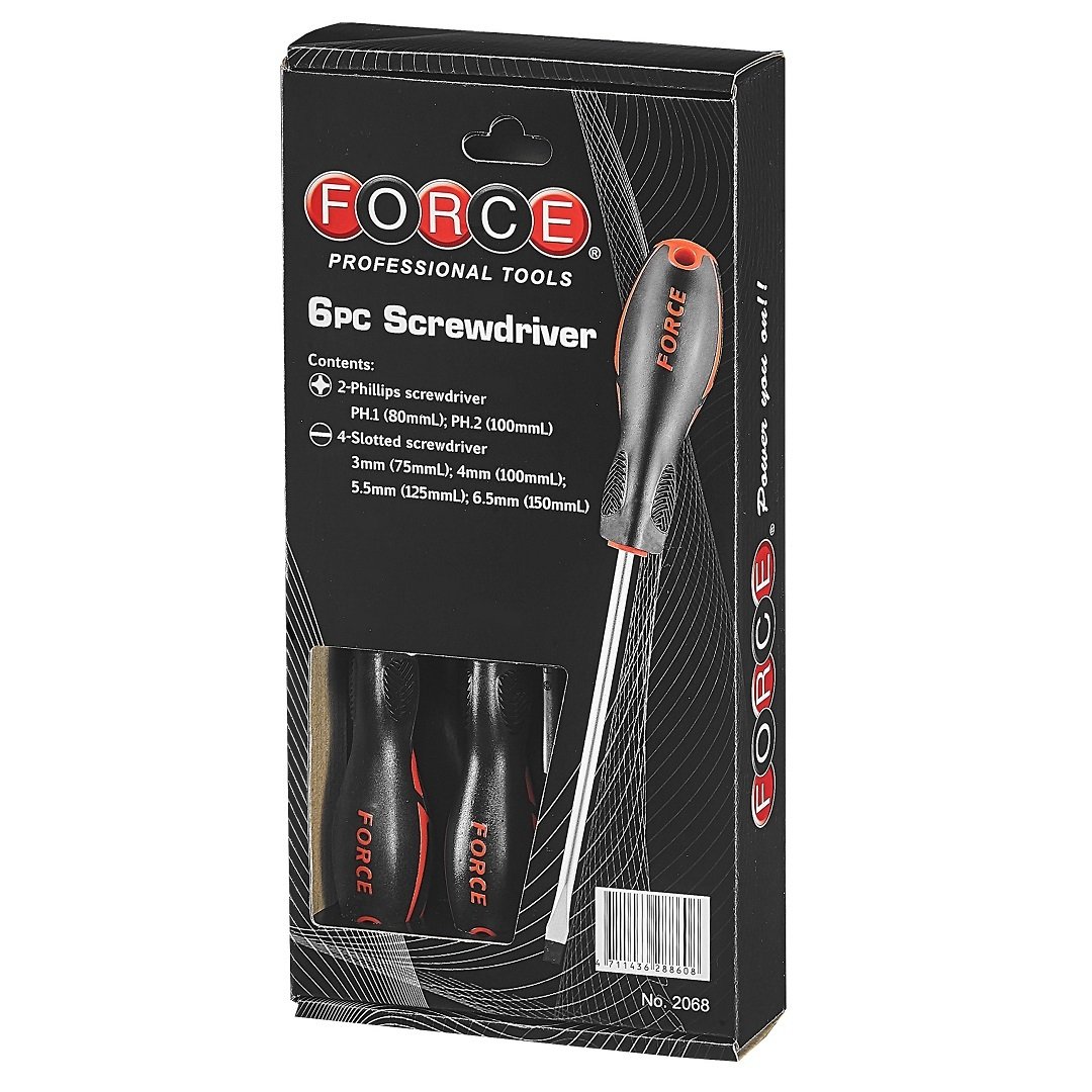 Force 6pc Screwdriver set