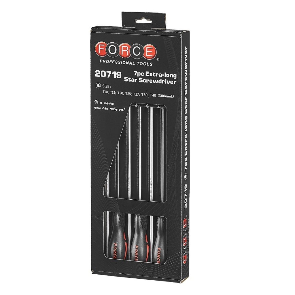 Force 7pc Extra-long star screwdriver set