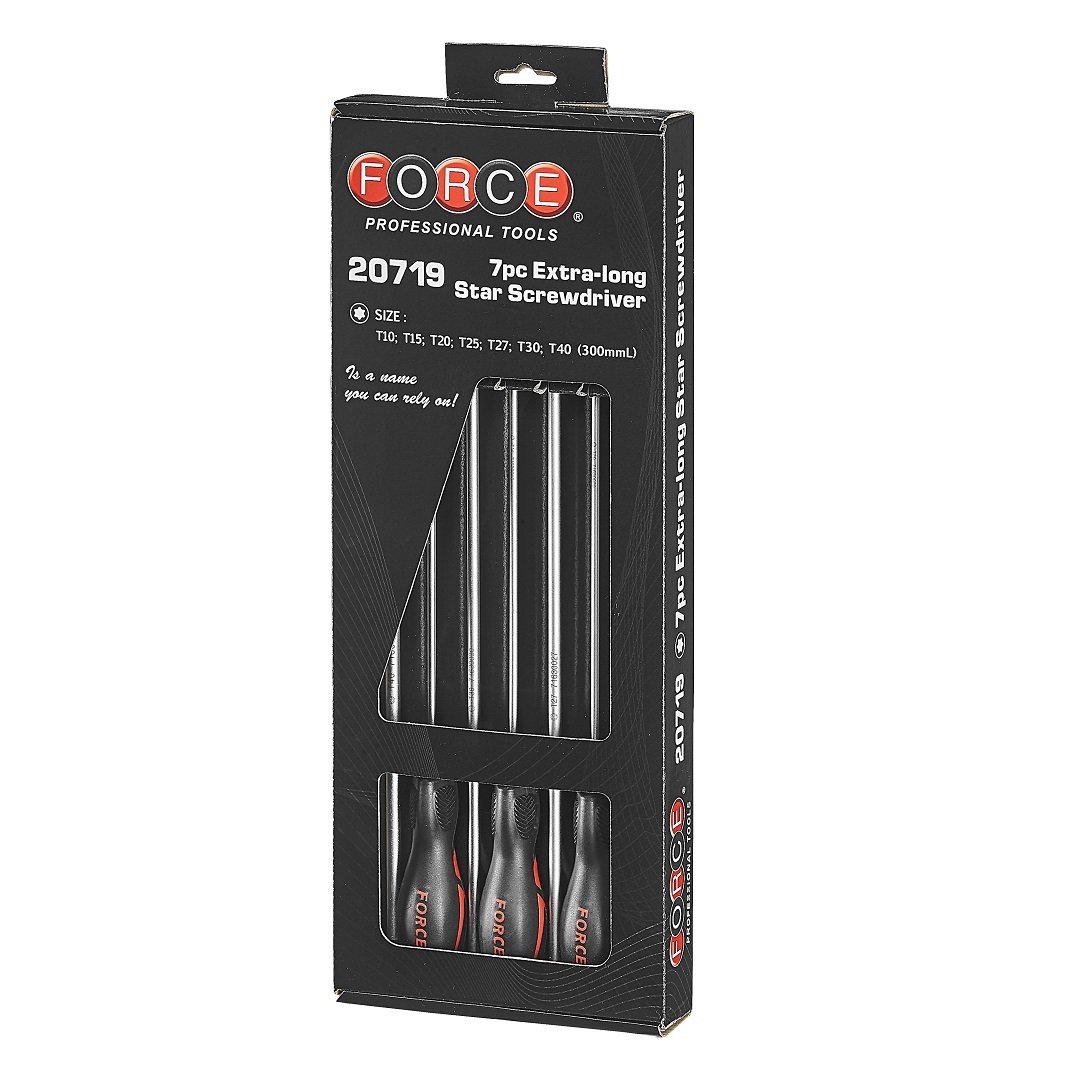 Force 7pc Extra-long star screwdriver set
