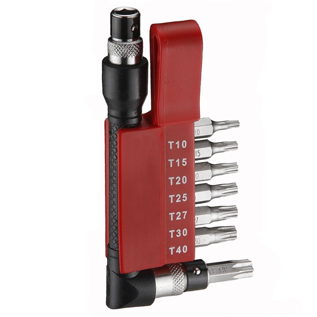 Force 8pc 1/4" Star bit & holder wrench set