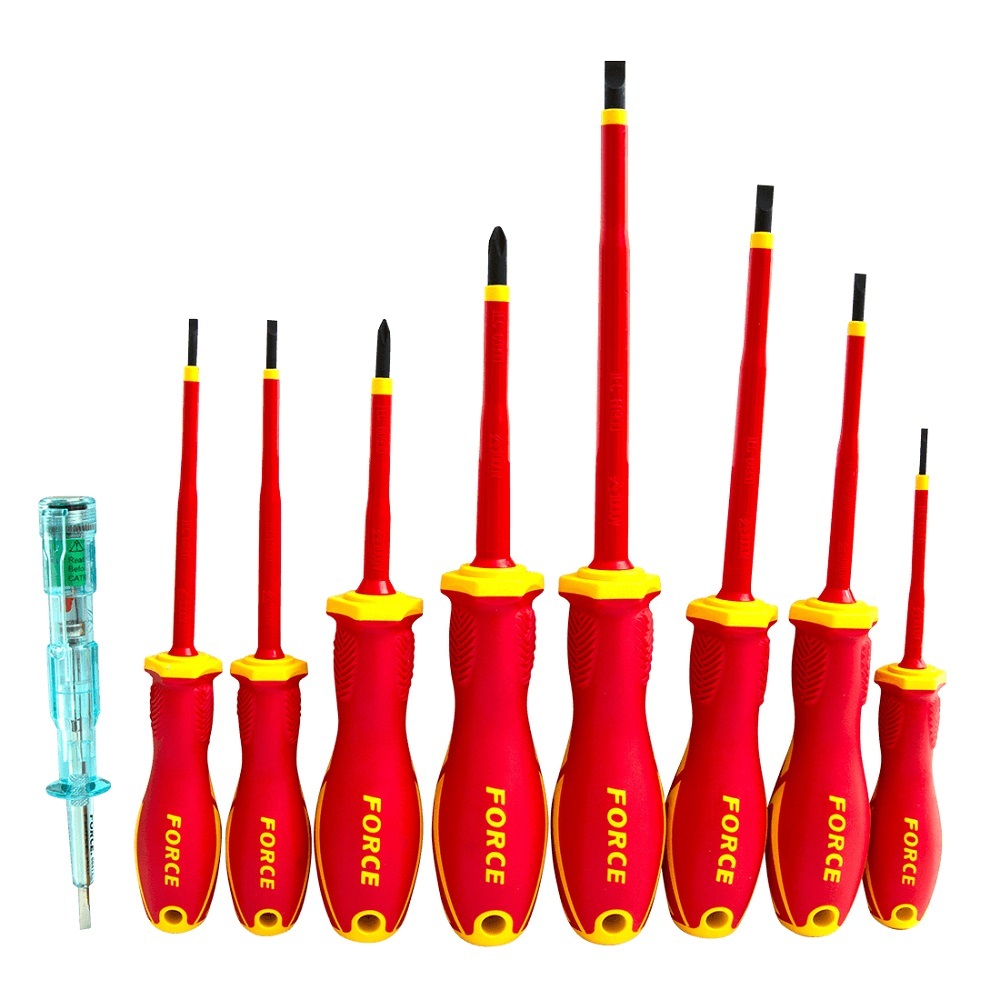 Force 9pc Insulated screwdriver set