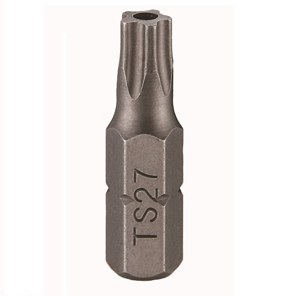 Force 10pc 1/4" Five-sided star tamperproof bit set