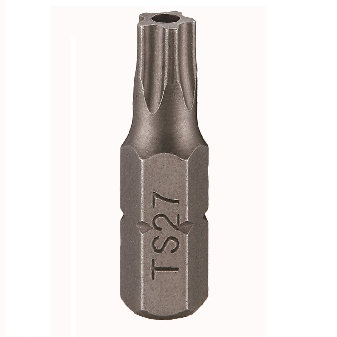 Force 10pc 1/4" Five-sided star tamperproof bit set