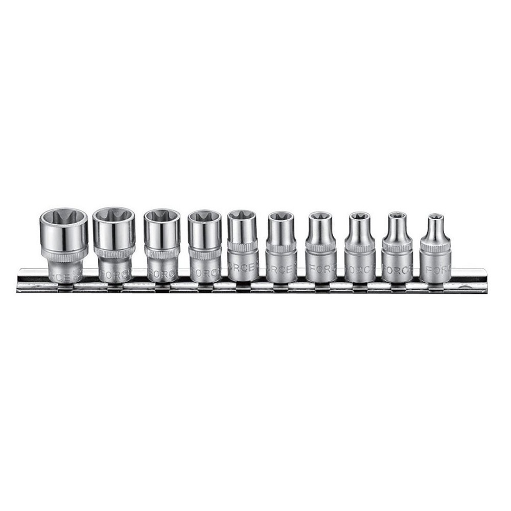 Force 10pc 1/4"DR. Star socket set