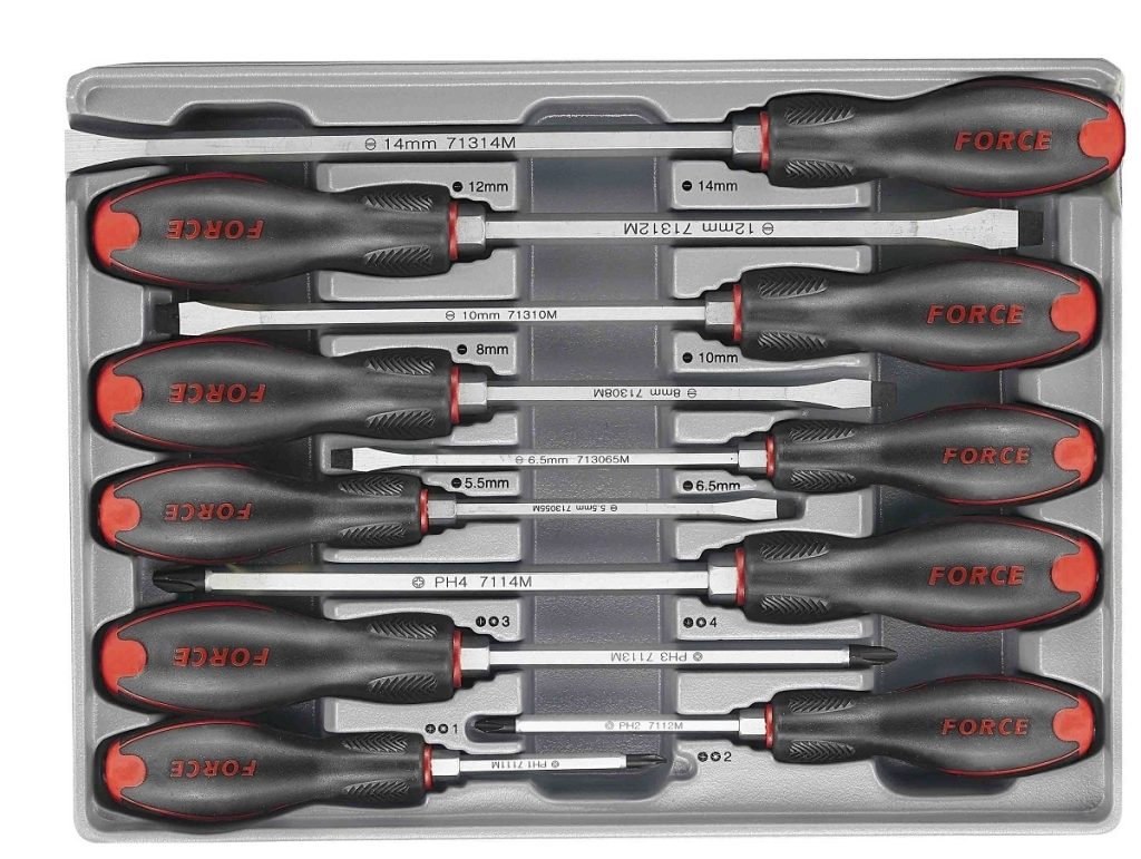 Force 10pc Hammer screwdriver set