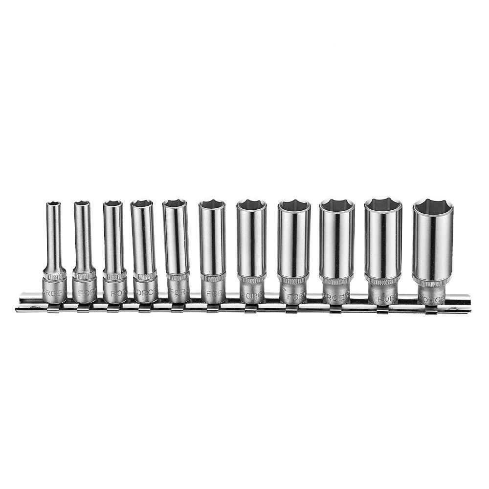 Force 11pc 1/4"DR. Deep socket set (SAE)