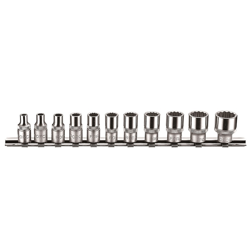 Force 11pc 1/4"DR. Socket set (SAE)