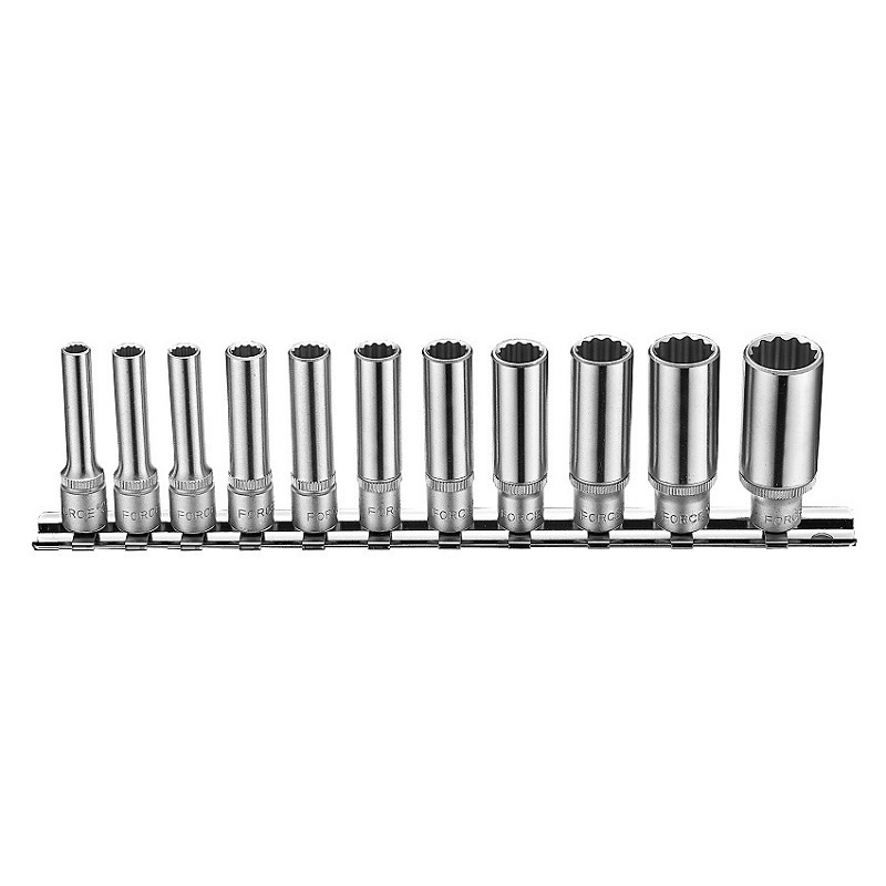 Force 11pc 1/4"DR. Deep socket set