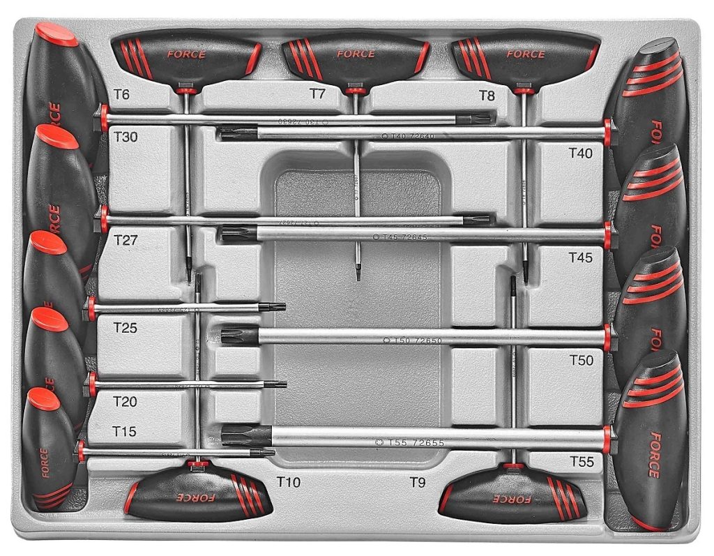 Force 14pc T-handle star key set