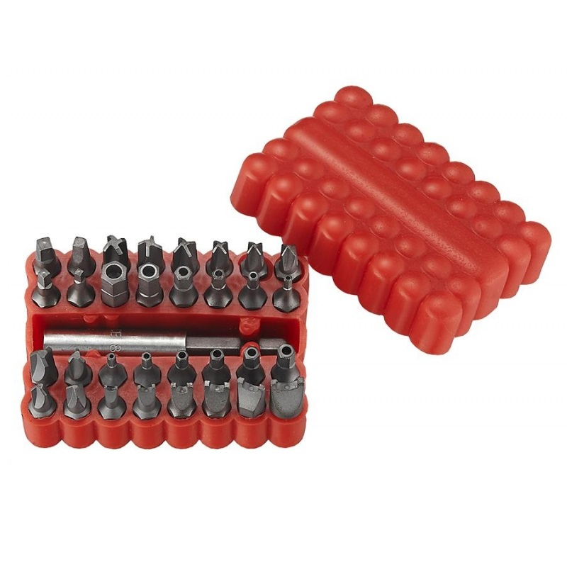 Force 33pc 1/4" Security bit set