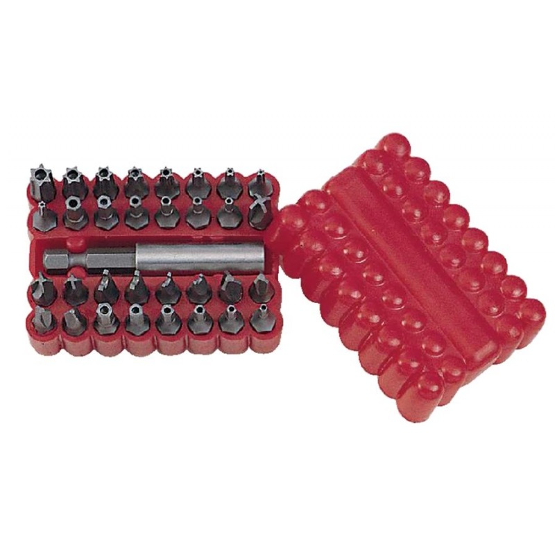 Force 33pc 1/4" Security bit set
