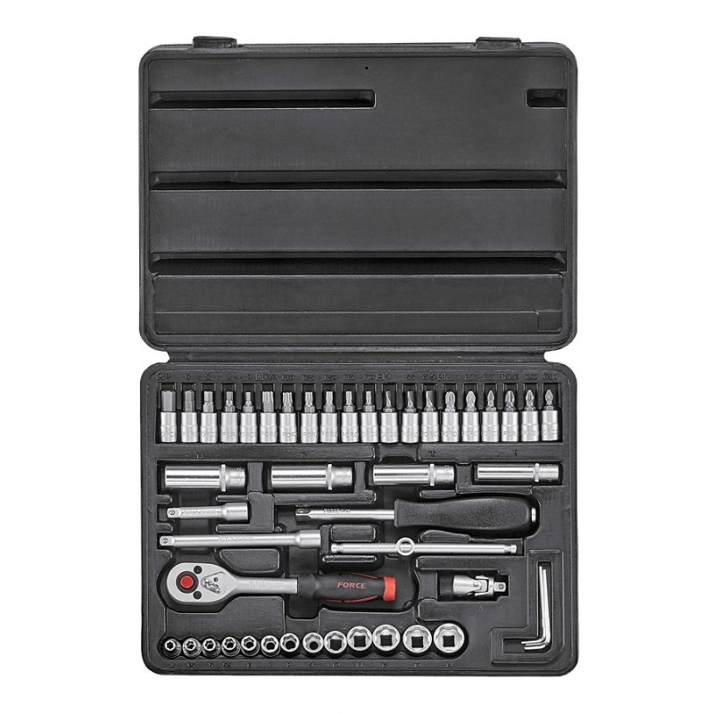 Force 46pc 1/4"DR. Socket combination set