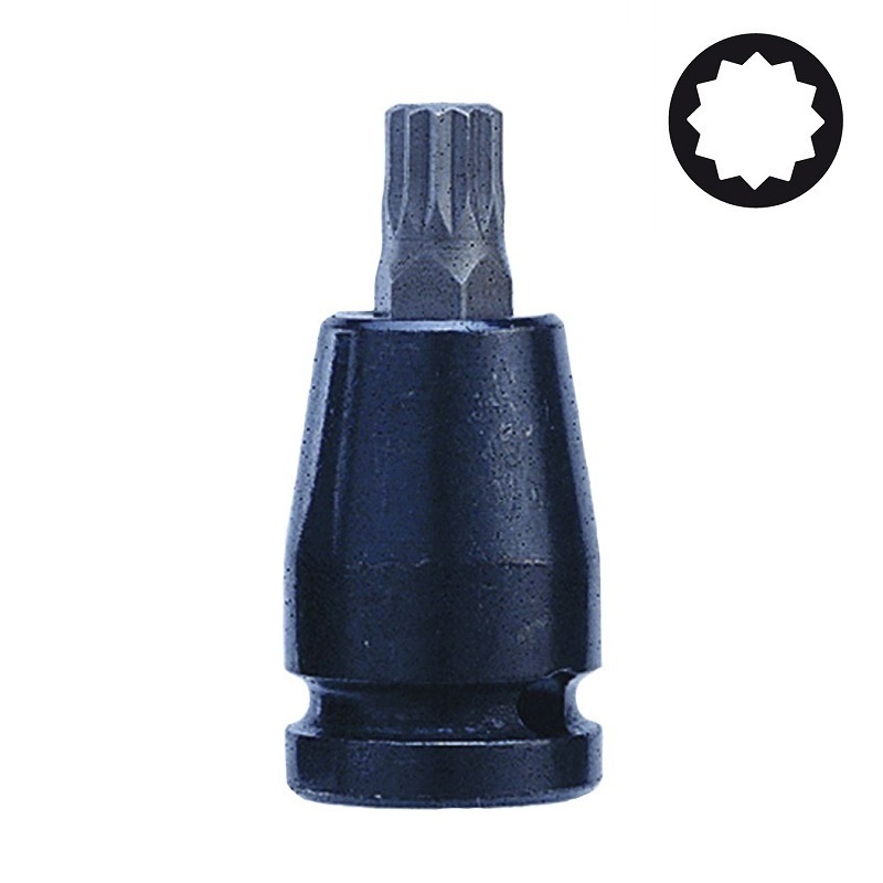 Force 1/2" Spline Impact socket bit
