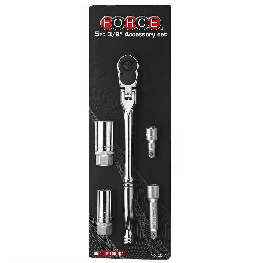 Force 3/8" Spark plug socket set 5pc