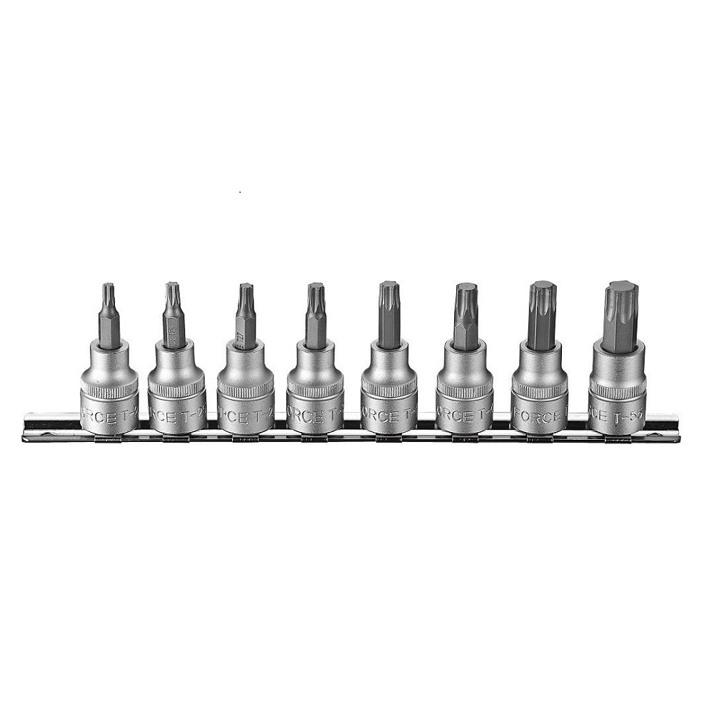 Force 8pc 3/8"DR. Star socket bit set