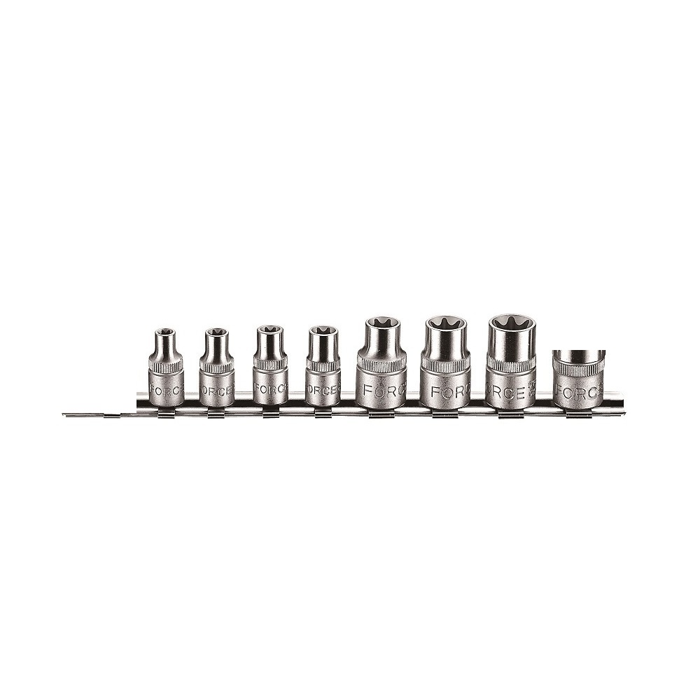 Force 3/8" Star socket set 9pc
