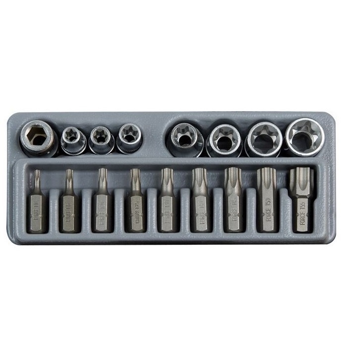 Force 17pc 1/4" & 3/8" Star set
