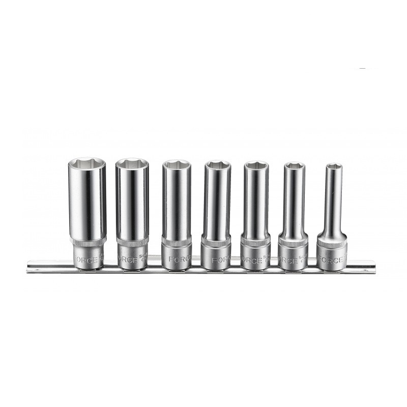 Force 7pc 1/2"DR. Deep socket set