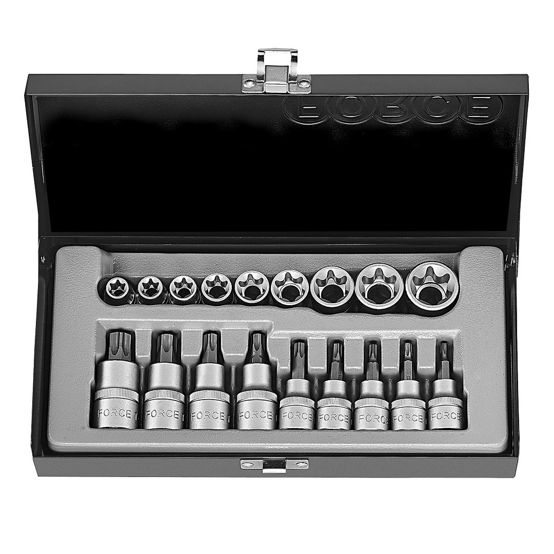 Force 18pc 3/8" & 1/2" Star set