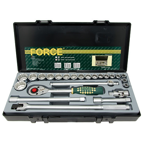 Force 24pc 1/2"DR. Socket combination set (SAE)