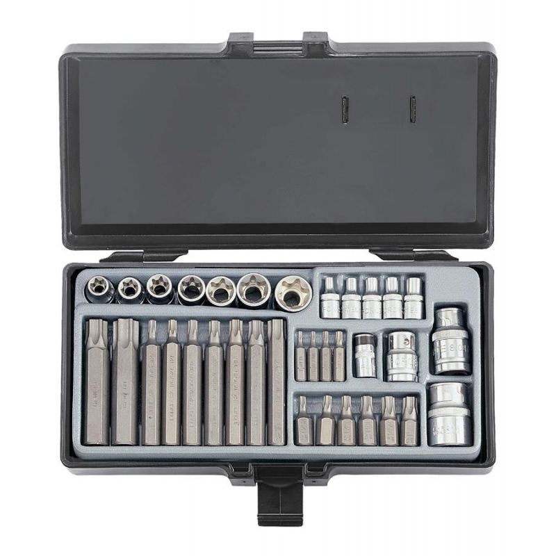Force 35pc 1/4" & 3/8" & 1/2" Star set
