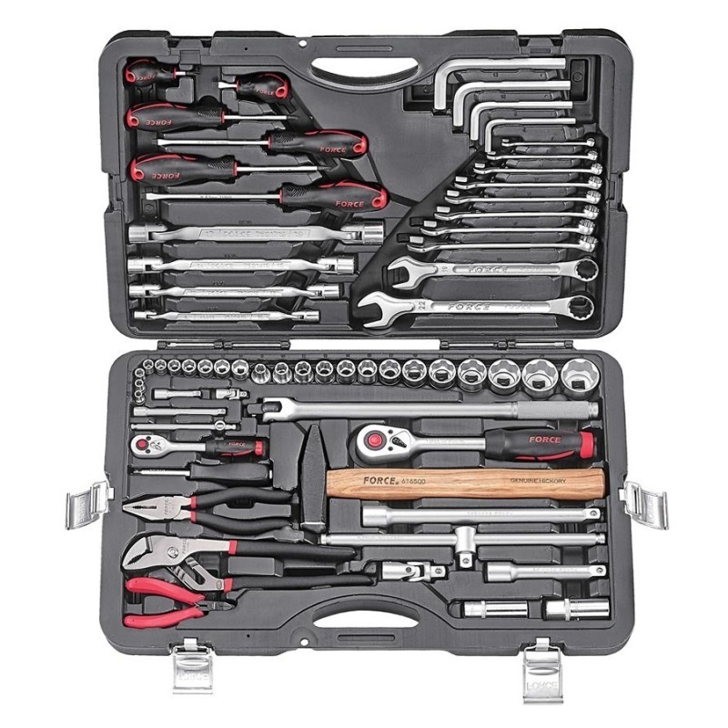 Force 65pc 1/4" & 1/2" Combination set
