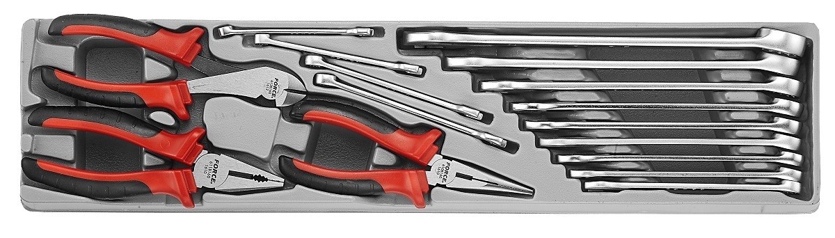 Force 3-Layer tool box with 76pc tools