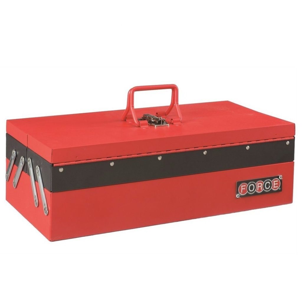 Force 3-Layer tool box with 76pc tools