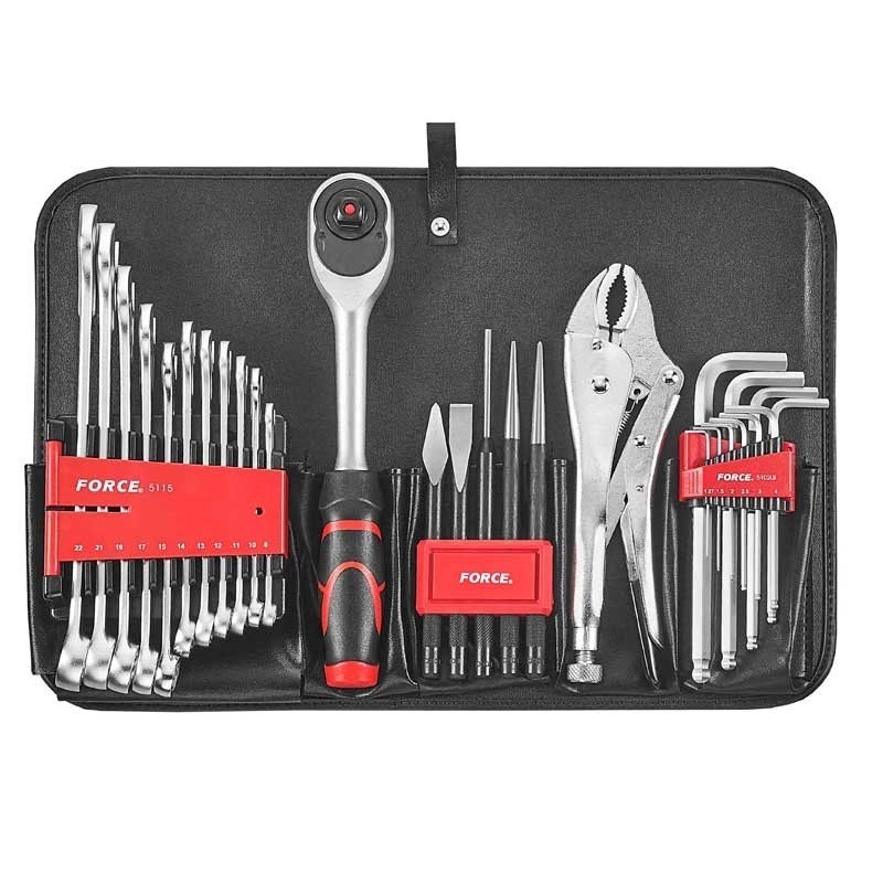 Force Black suitcase with 107pc tools