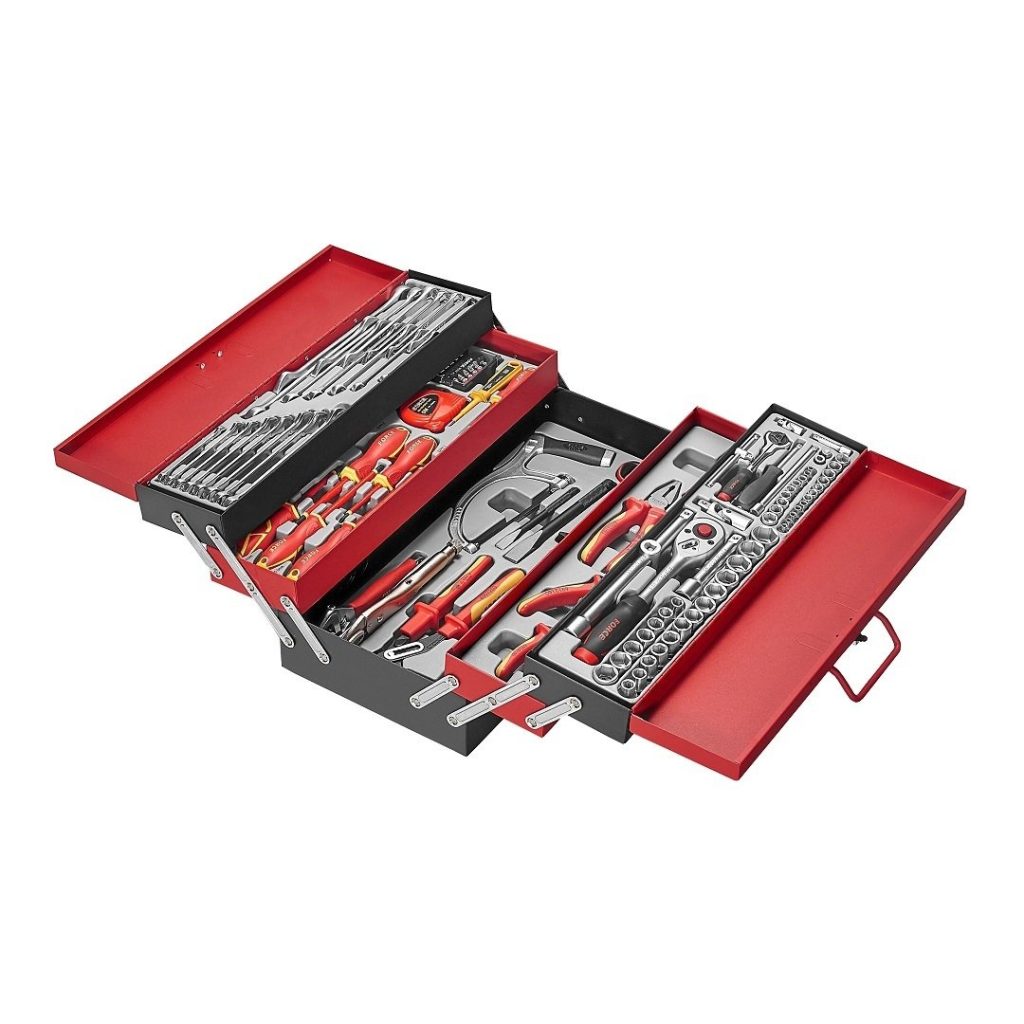 Force 5-Layer tool box with 109pc insulated tools (S&M)