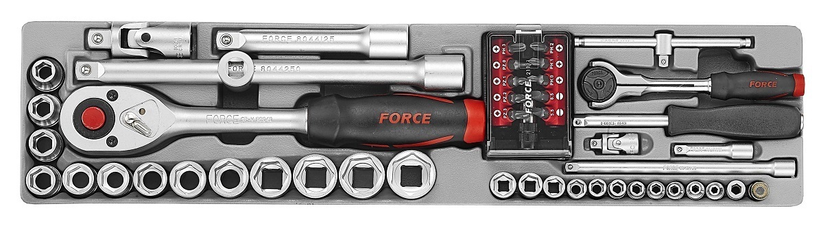 Force 5-Layer tool box with 88pc Insulated tools