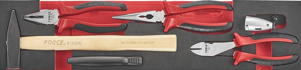 Force 5-Layer tool box with 187pc tools