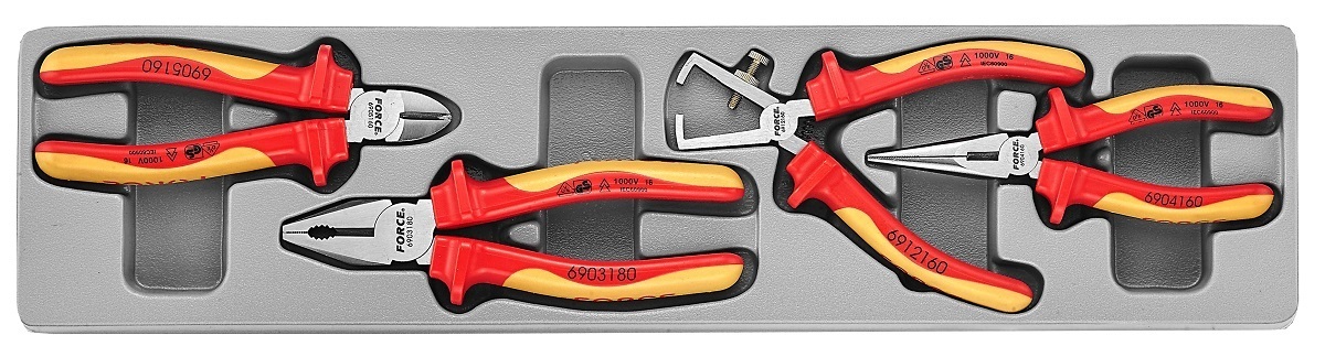 Force 5-Layer tool box with 88pc Insulated tools