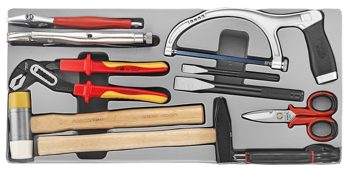 Force 5-Layer tool box with 88pc Insulated tools