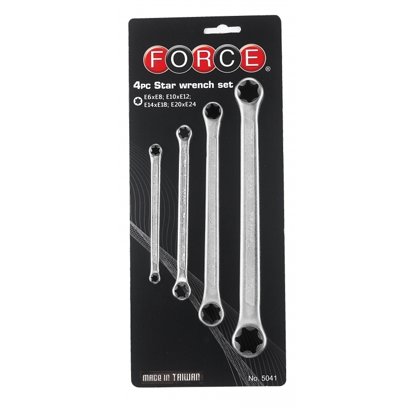 Force 4pc Star wrench set