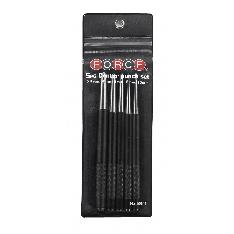 Force 5pc Center punch set