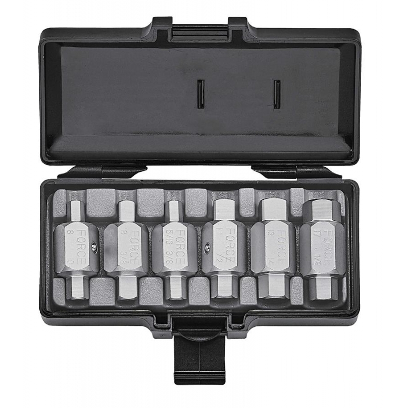 Force 6pc Fill / Drain plug key set