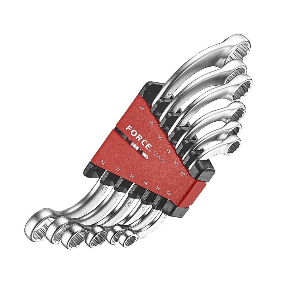 Force 6pc S-form ring wrench set