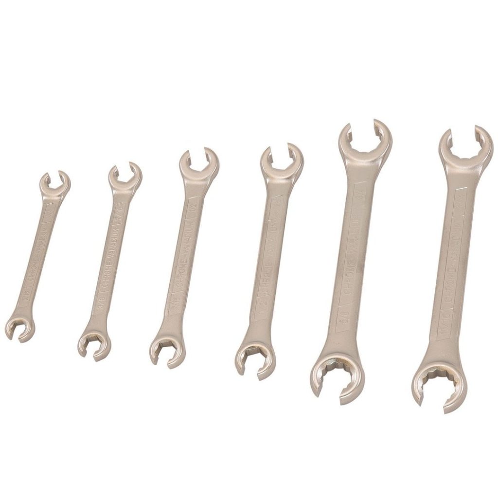 Force 6pc Flare nut wrench set