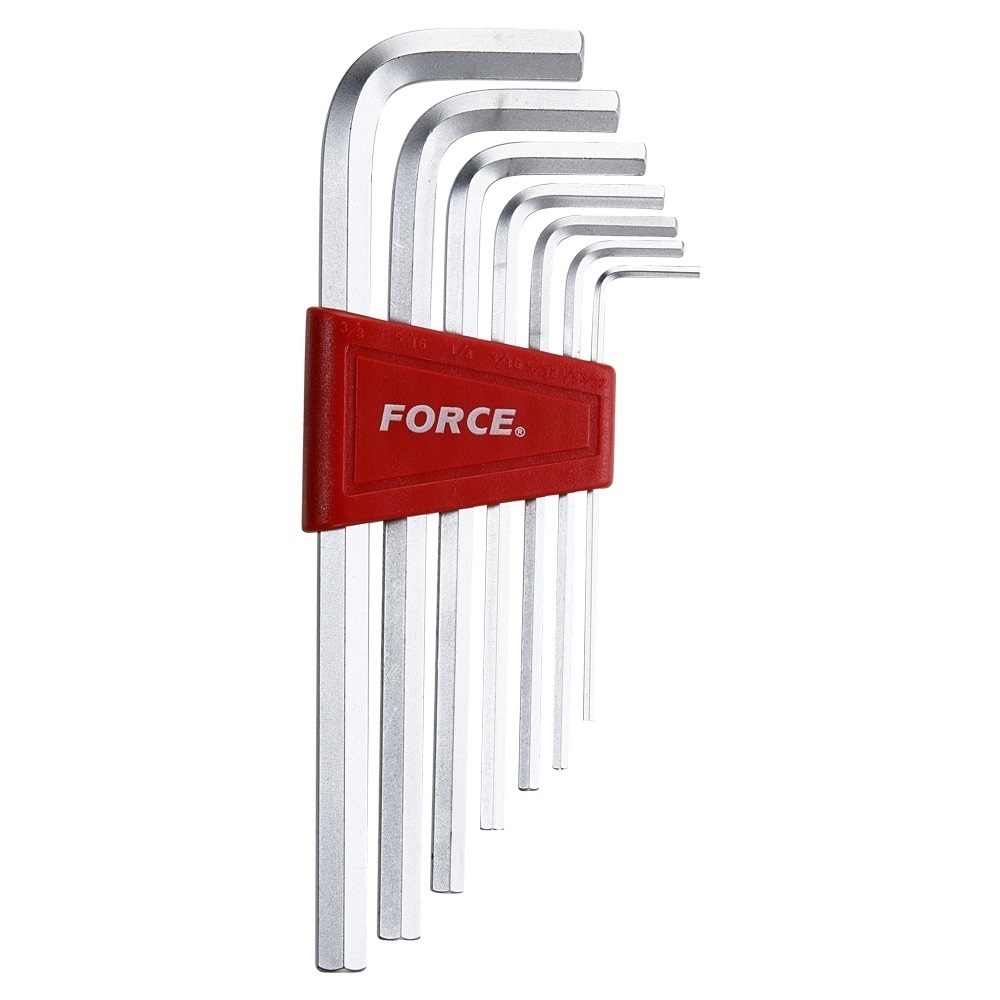 Force 7pc Long hex key set (SAE)