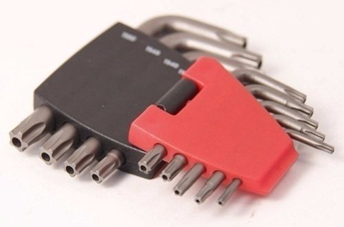 Force 9pc Five-sided star tamperproof key set