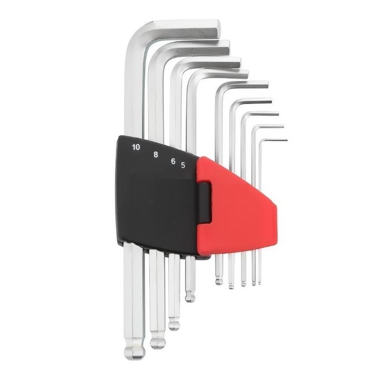 Force 9pc Long hex ball point key set