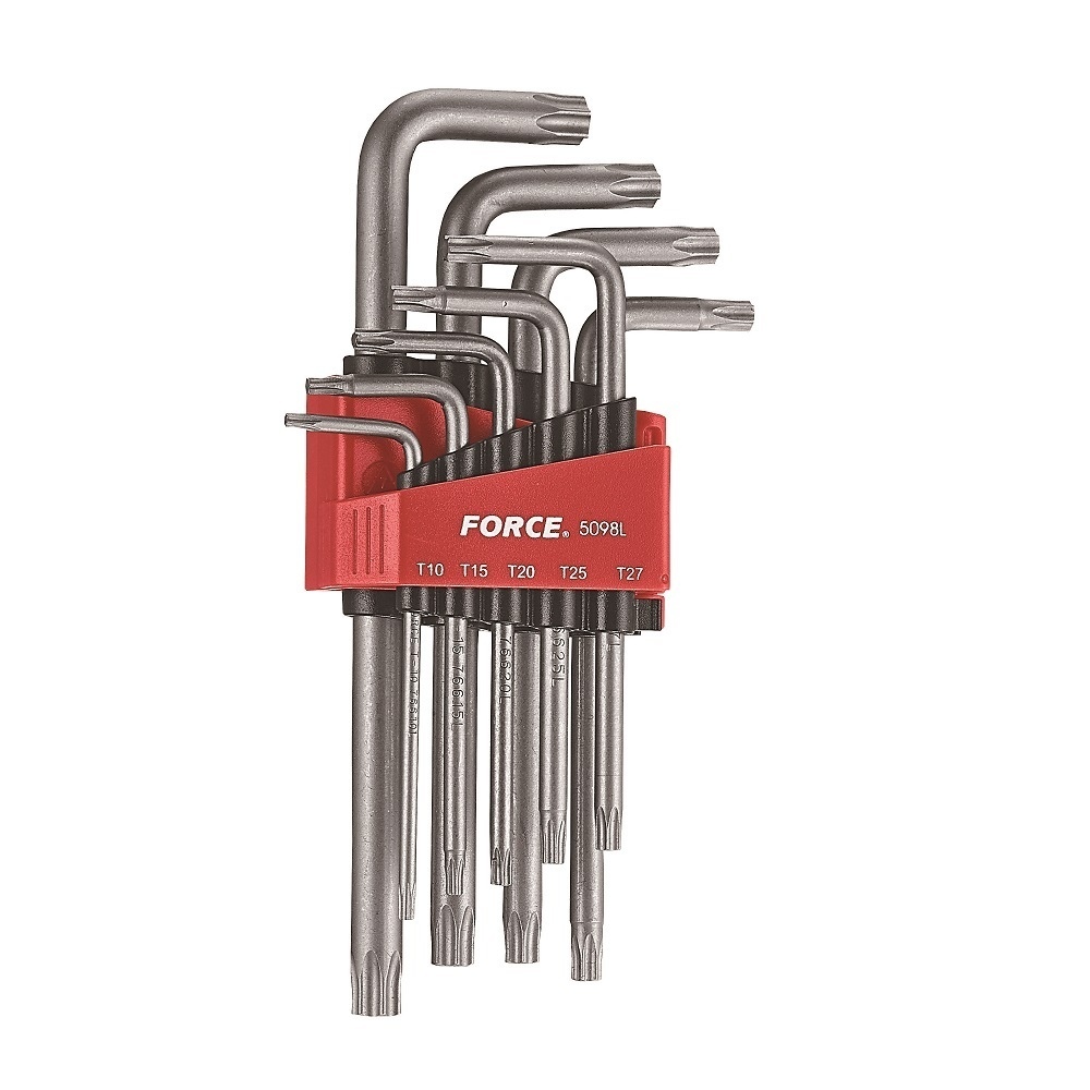 Force 9pc Long star key set